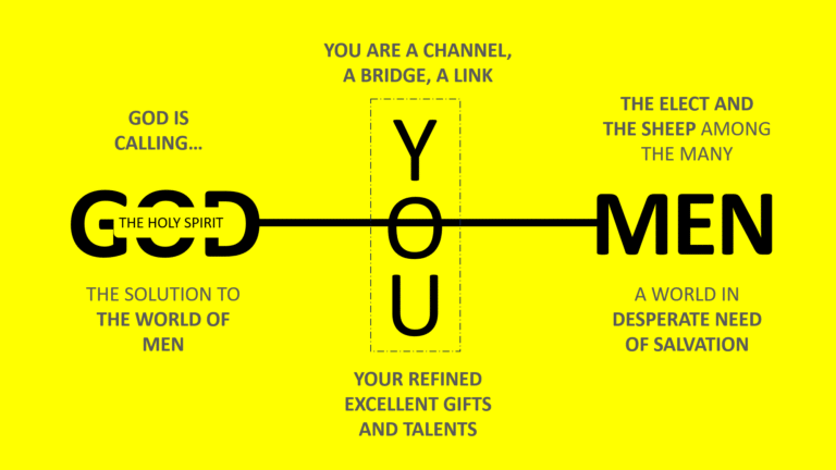 You Are the Bridge to Connect Men to God - Illustration